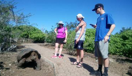 Students enjoy time on tour in the Galapagos Island - Explorica Educational Travel